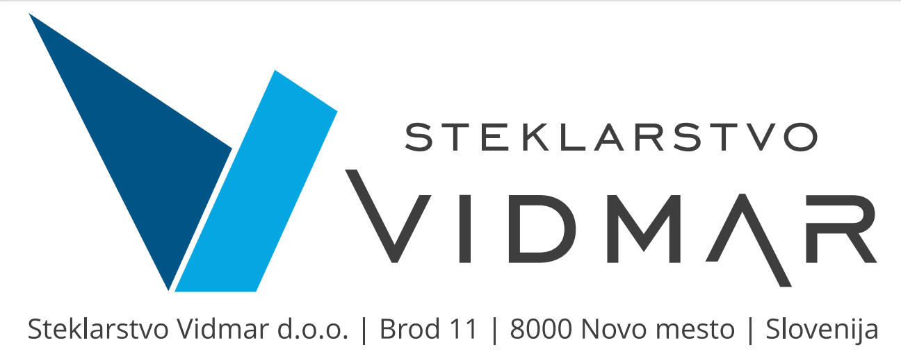 STEKLARSTVO VIDMAR, PROIZVODNJA IN MONTAŽA IZDELKOV IZ STEKLA, D.O.O. logo